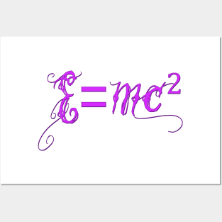 Pretty Equations One: E=mc2 Posters and Art